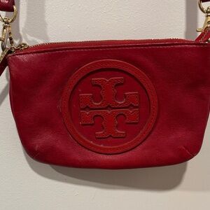 Vintage Tory Burch Cherry Red Crossbody Bag HARD TO FIND!